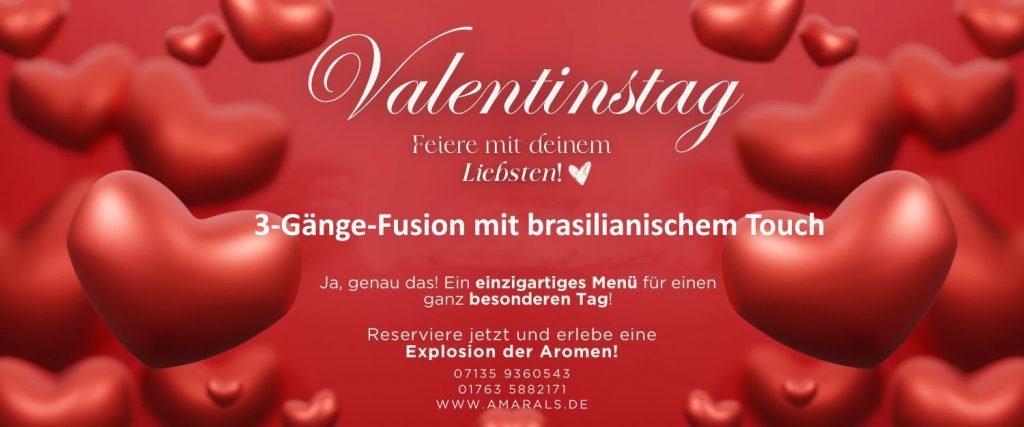 Valentinstag 2026 im Amarals Restaurant